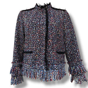 Women's Multicolor Tweed Jacket